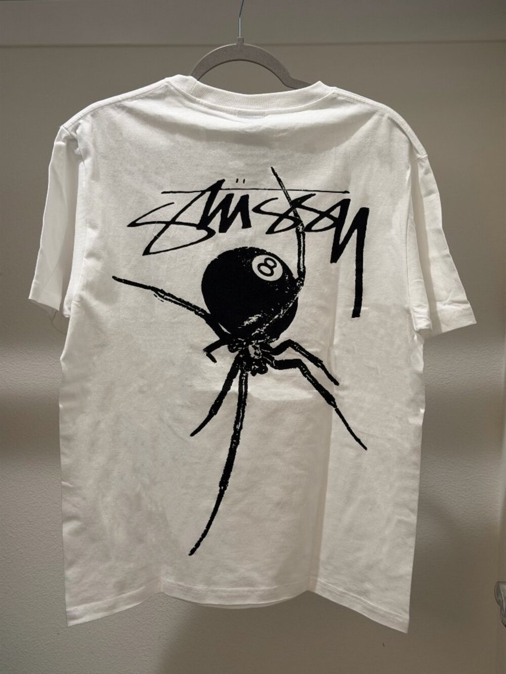 Stussy Spider Graphic Tee White BNWT Arachnid Pig Dyed Shirt